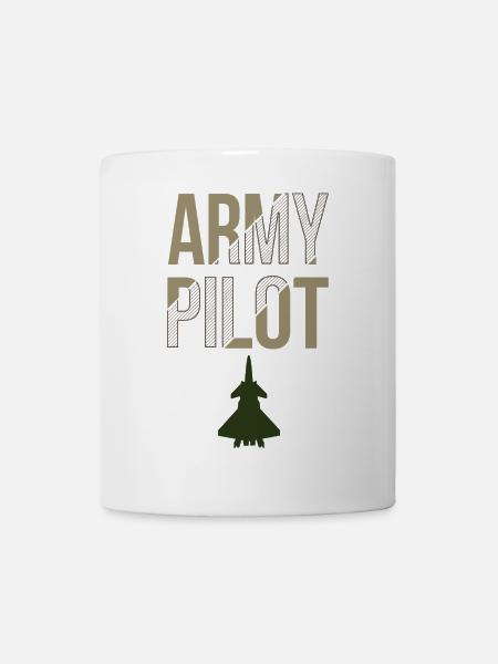 Armee Pilot - Tasse - Weiß