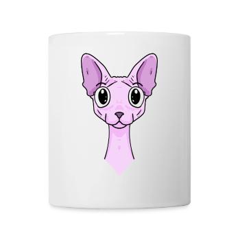 Sphynx Head Cat Propriétaire de chat - Mug blanc - blanc - Devant