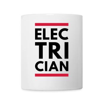 Électricien (deux lignes) - Mug blanc - blanc - Devant