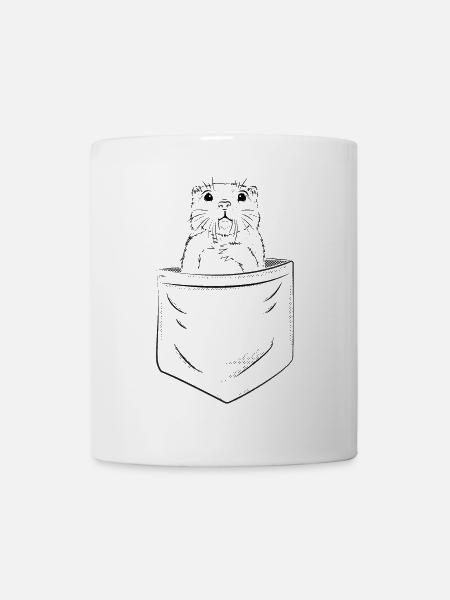 Otter inside! Lustige Illustration Otter - Tasse - Weiß