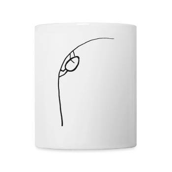 Mutig und beherzt eine Sache angehen - Tasse - Weiß - Vorne