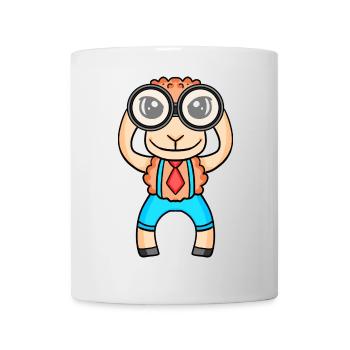 Télescope Astronomie Astronome Moutons - Mug blanc - blanc - Devant