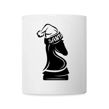 Schach Pferd Symbol Logo icon Illustration Grafik - Tasse - Weiß - Vorne
