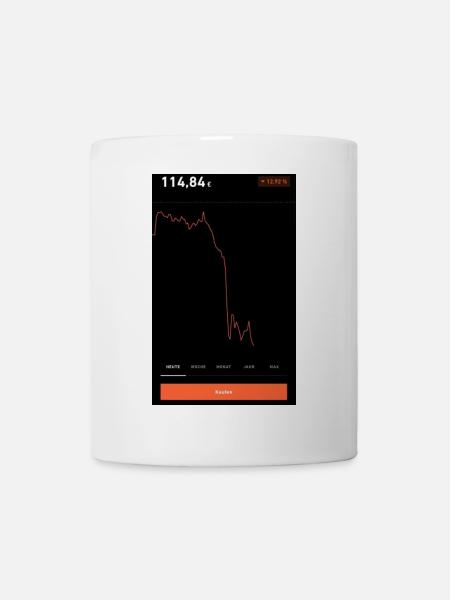 Aktiencrash - Tasse - Weiß