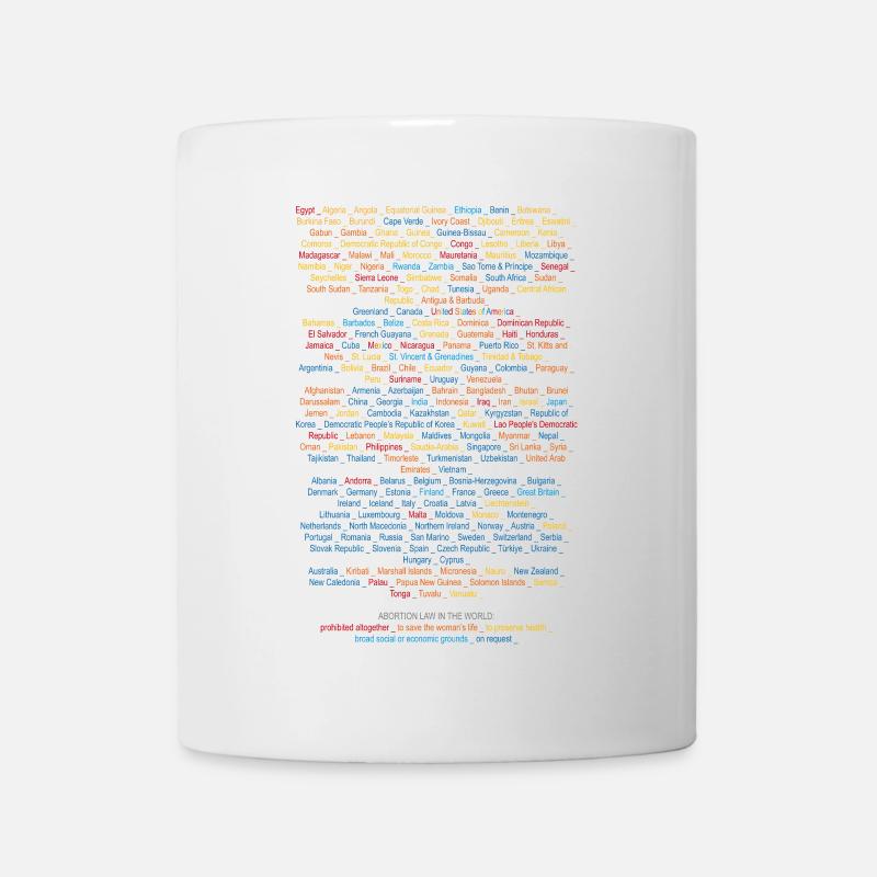 Monde de la Loi sur l’Avortement 2025 - Mug blanc - blanc