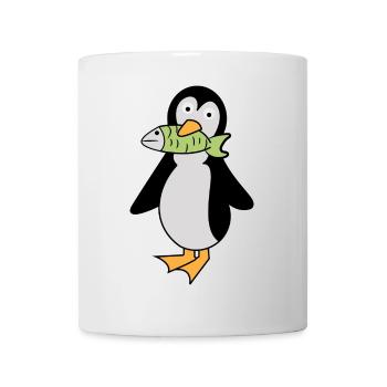 Oiseau de mer Animal Pingouin Oiseau Pôle Sud Zoo - Mug blanc - blanc - Devant
