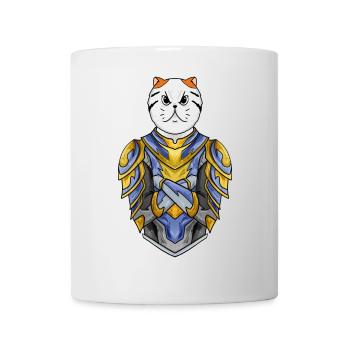 Ritter Katze Katzenrasse Exotische Kurzhaarkatze - Tasse - Weiß - Vorne