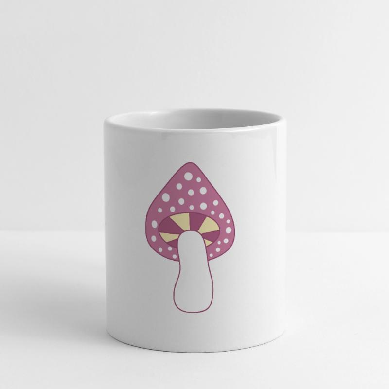 Mushroom fly agaric violet pattern customizable Mug
