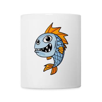 Piranha Fish Piranhas Sea Dangerous Gift - Mug - white - Front