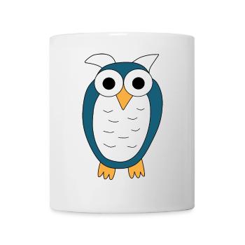 Owl Blue Owl - Mug - white - Front