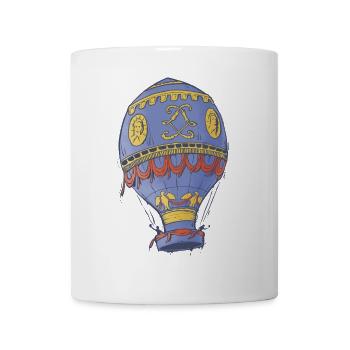 Montgolfière - Mug blanc - blanc - Devant
