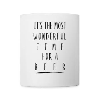 It s the most wonderful time for a beer - Tasse - Weiß - Vorne