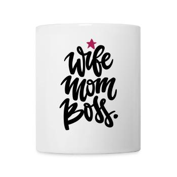 Mama Power - Wife mom Bos - Mug - white - Front