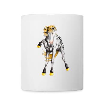 Appaloosa mit goldenen Hufen - Tasse - Weiß - Vorne
