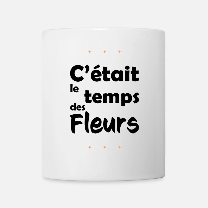 C'était le temps des fleurs - Mug blanc - blanc