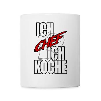 I Chef Je cuisine Chef Chapeau de Chef - Mug blanc - blanc - Devant