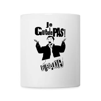 Je gueule pas je t'explique - Mug blanc - blanc - Devant