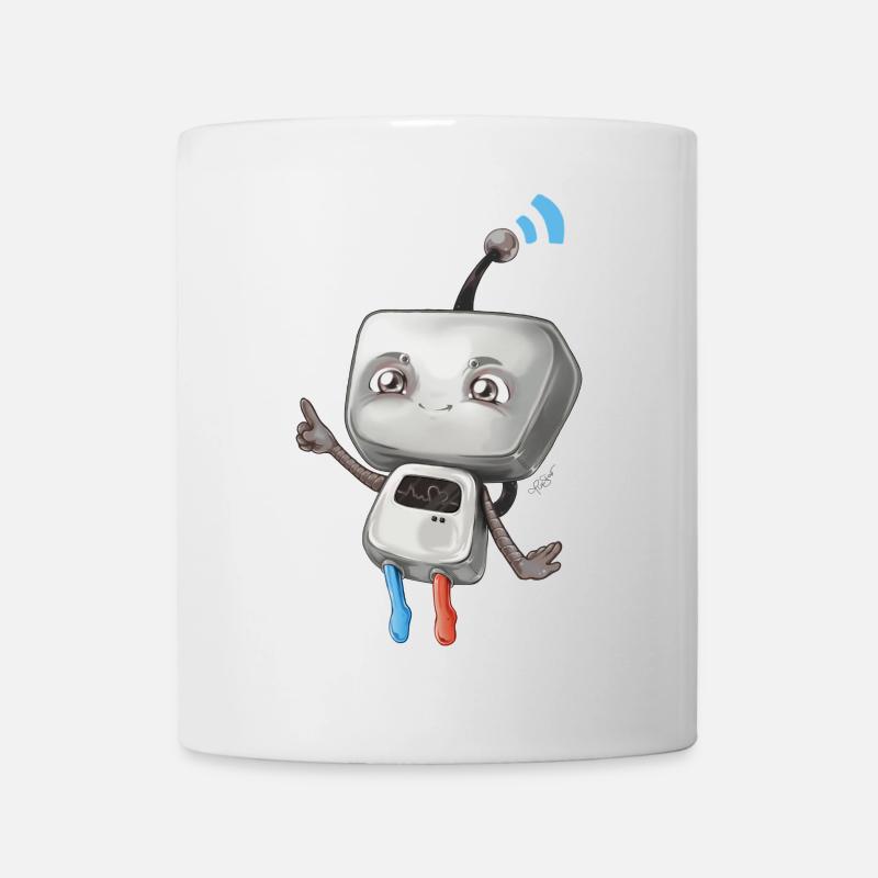 Petit robot - Mug blanc - blanc