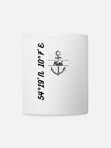 Kiel coordinates Design Maritim - Mug - white