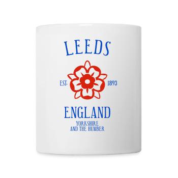 LEEDS England - Tasse - Weiß - Vorne