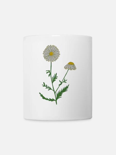 kamille - Tasse - Weiß