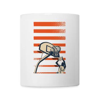 Basketball Basketballer - Tasse - Weiß - Vorne