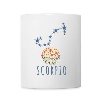 Das Sternbild Skorpion - Tasse - Weiß - Vorne