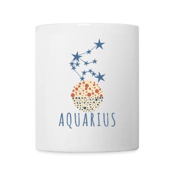 Das Sternbild Wassermann - Tasse - Weiß - Vorne