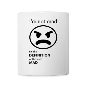 I'm not mad - Mug - white - Front