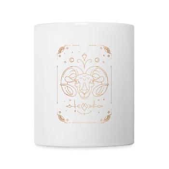 Signe du Bélier : Constellation du zodiaque - Mug blanc - blanc - Devant
