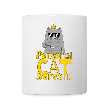 Personal Cat Servant Funny Kitten - Mug - white - Front