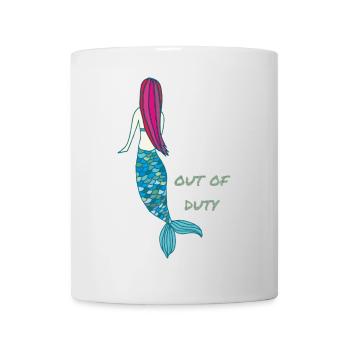 mermaid out of duty - Tasse - Weiß - Vorne