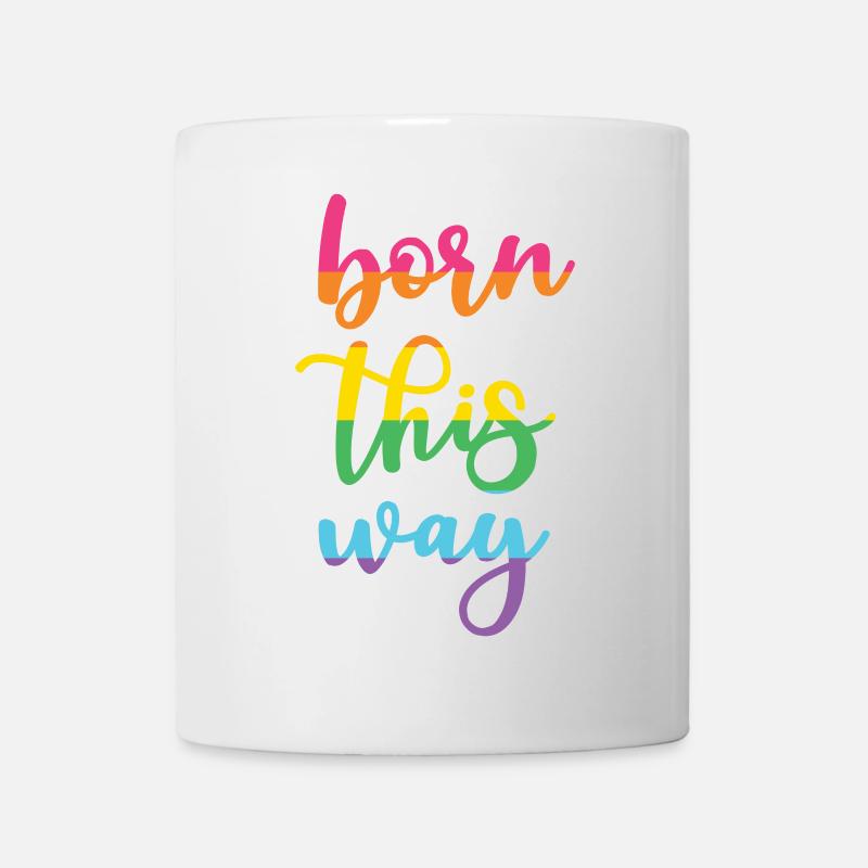 Pride Month - Auf diese Weise geboren - Tasse - Weiß