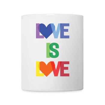 Mois de la fierté - L’amour c’est l’amour - Mug blanc - blanc - Devant