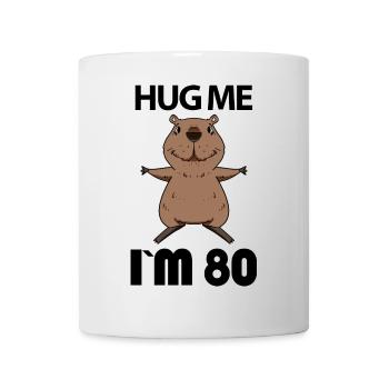 80 Birthday - 80 Years - Hug - Mug - white - Front