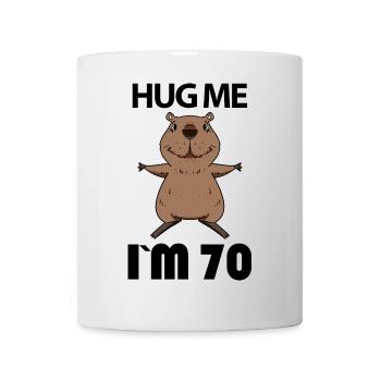 70 Birthday - 70 Years - Hug - Mug - white - Front
