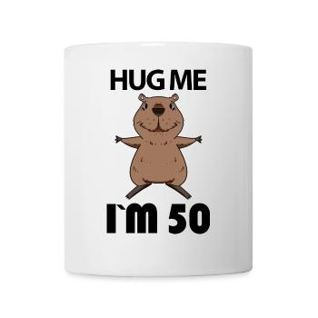 50 Birthday - 50 Years - Hug - Mug - white - Front