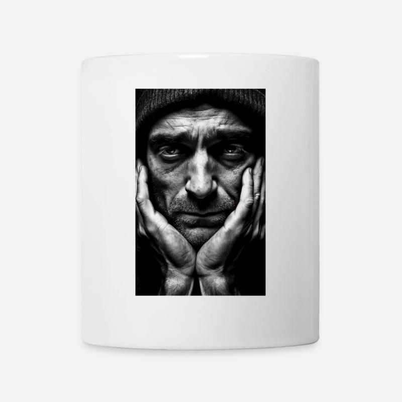 Penseur Guy - Mug blanc - blanc