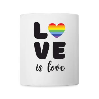 Mois de la fierté - L’amour c’est l’amour - Mug blanc - blanc - Devant
