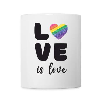 Mois de la fierté - L’amour c’est l’amour - Mug blanc - blanc - Devant