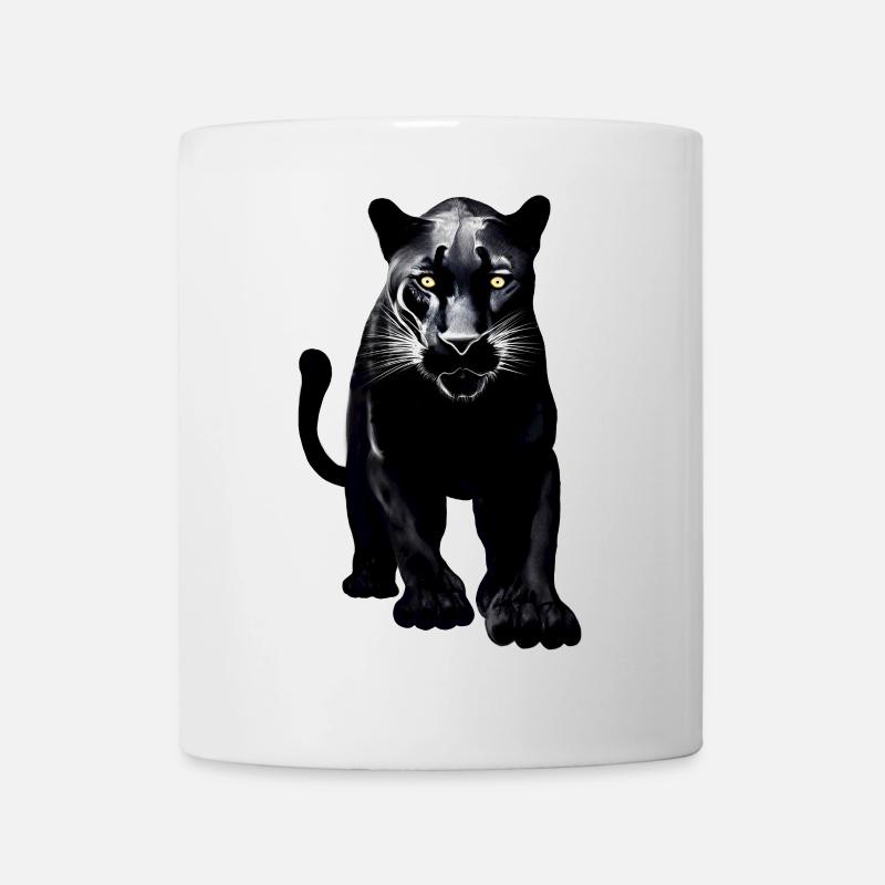 Léopard noir - Mug blanc - blanc