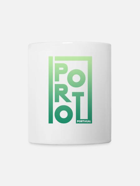 Porto Portugal Gradient Frame - Mug - white