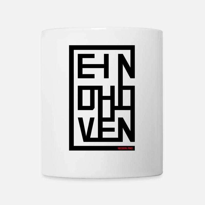 Style d’affiche EINDHOVEN – Urban City Design - Mug blanc - blanc