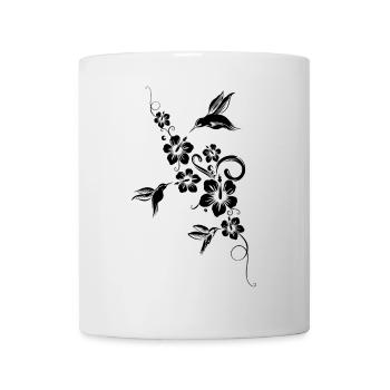 Colibri Hibiscus Colibri d’été - Mug blanc - blanc - Devant