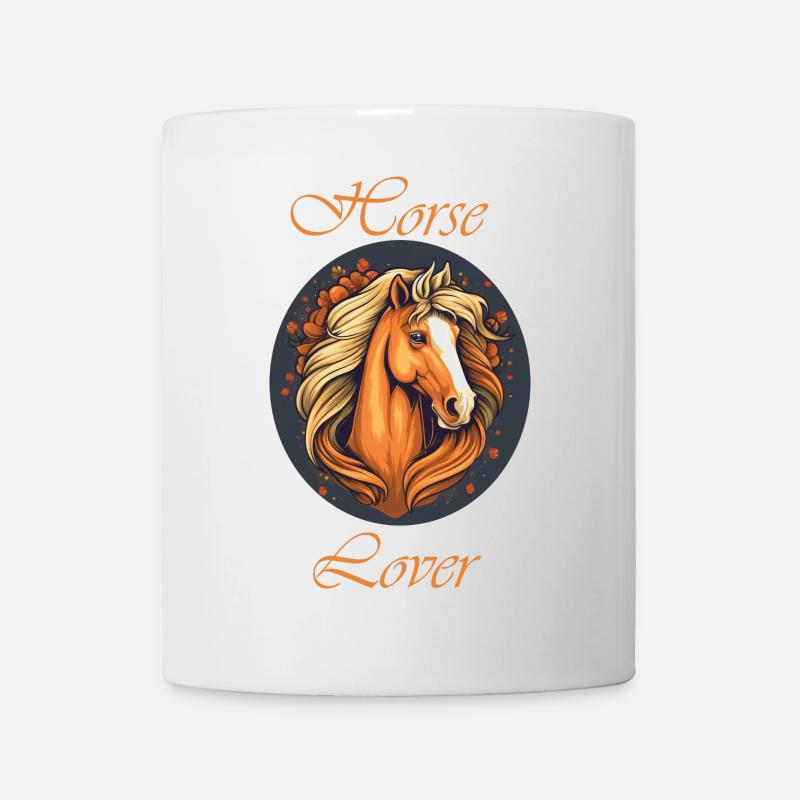 Horse Lover - Tasse - Weiß