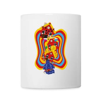 Häuschens Jahreszeiten-Plausch - Tasse - Weiß - Vorne