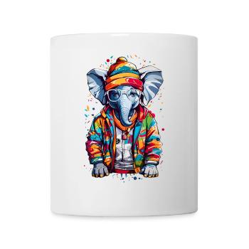 Cool Elephant - Mug - white - Front