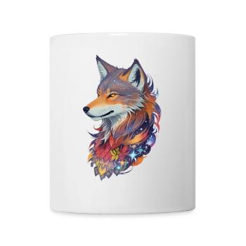 Wolf - Tasse - Weiß - Vorne