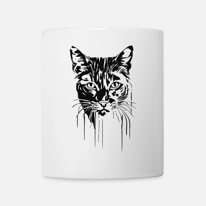 Katze 7 - Tasse - Weiß