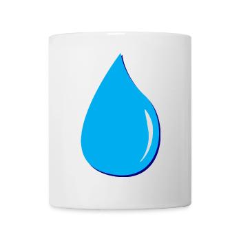 waterdrop Wassertropfen - Tasse - Weiß - Vorne